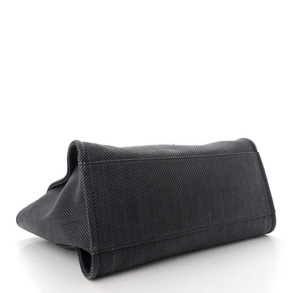 Chanel Woven Straw Raffia Medium Deauville Tote Black 4 of 14