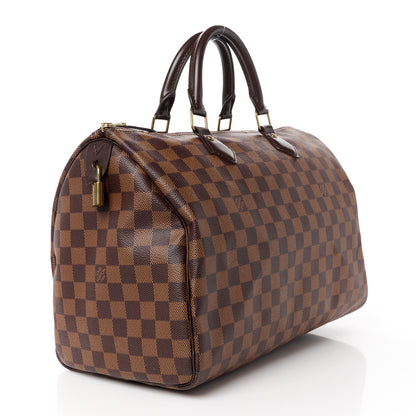 Louis Vuitton Damier Ebene Speedy 35 3 of 14