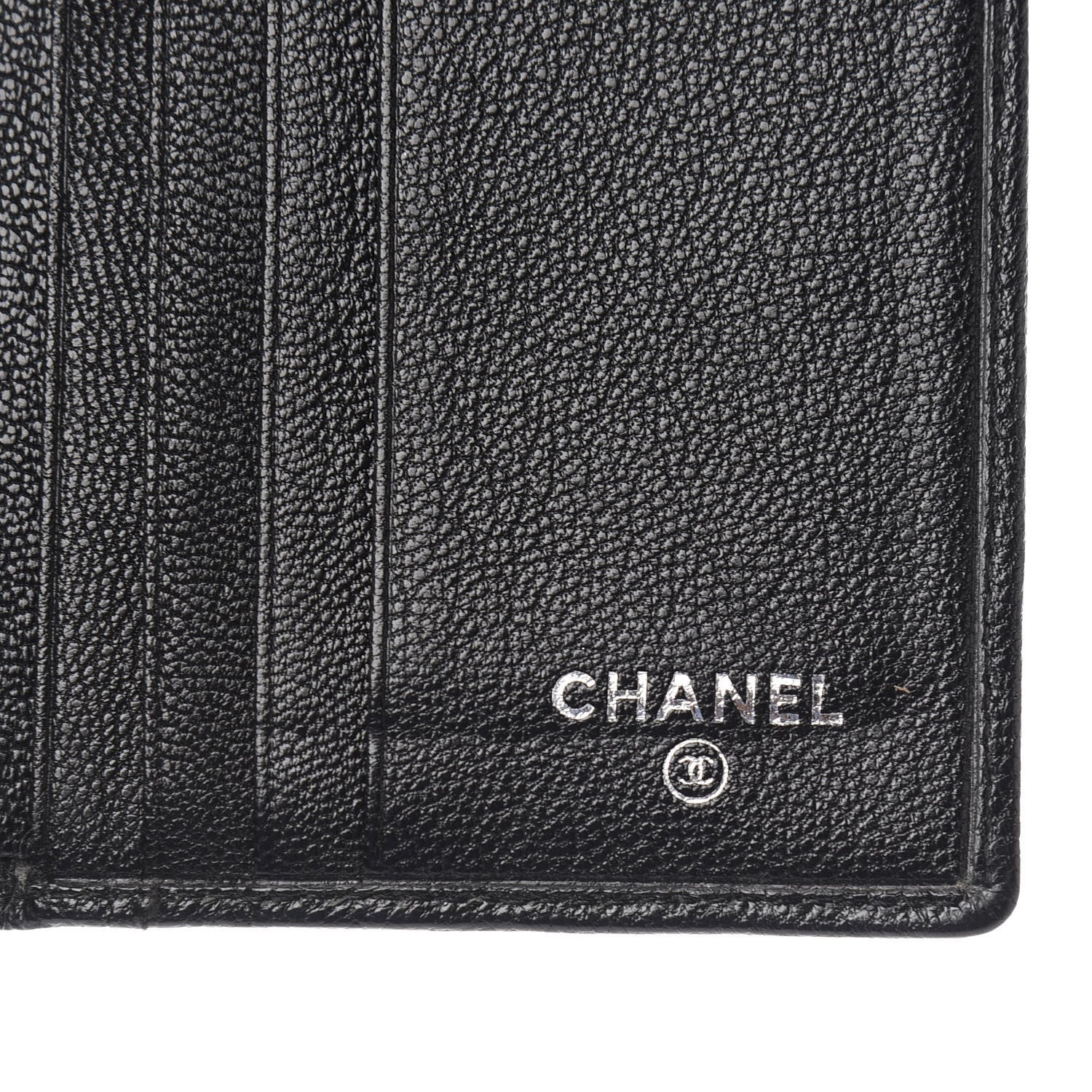 Chanel Goatskin CC Card Holder Flap Black 5 of 7