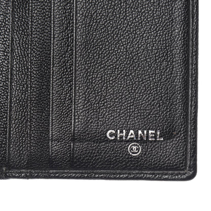 Chanel Goatskin CC Card Holder Flap Black 5 of 7