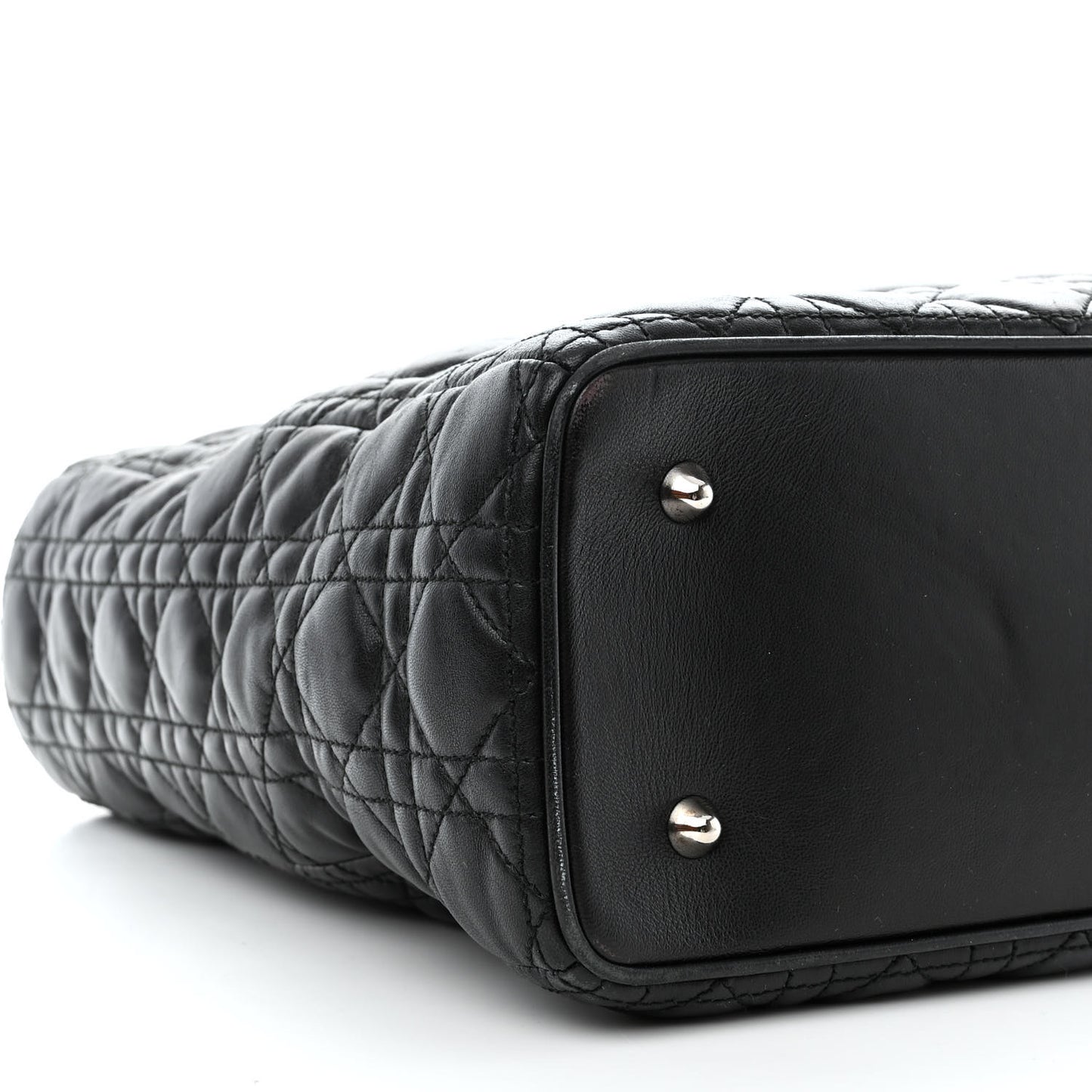 Lambskin Cannage XL Lady Dior Black