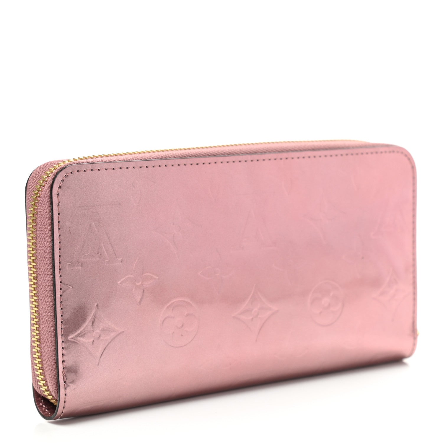 Louis Vuitton Vernis Zippy Wallet Metallic Pale Pink 3 of 7