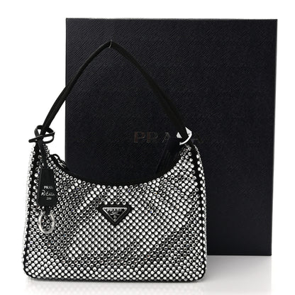 Prada Satin Crystal Mini Re-Edition 2000 Bag Cristal 11 of 11
