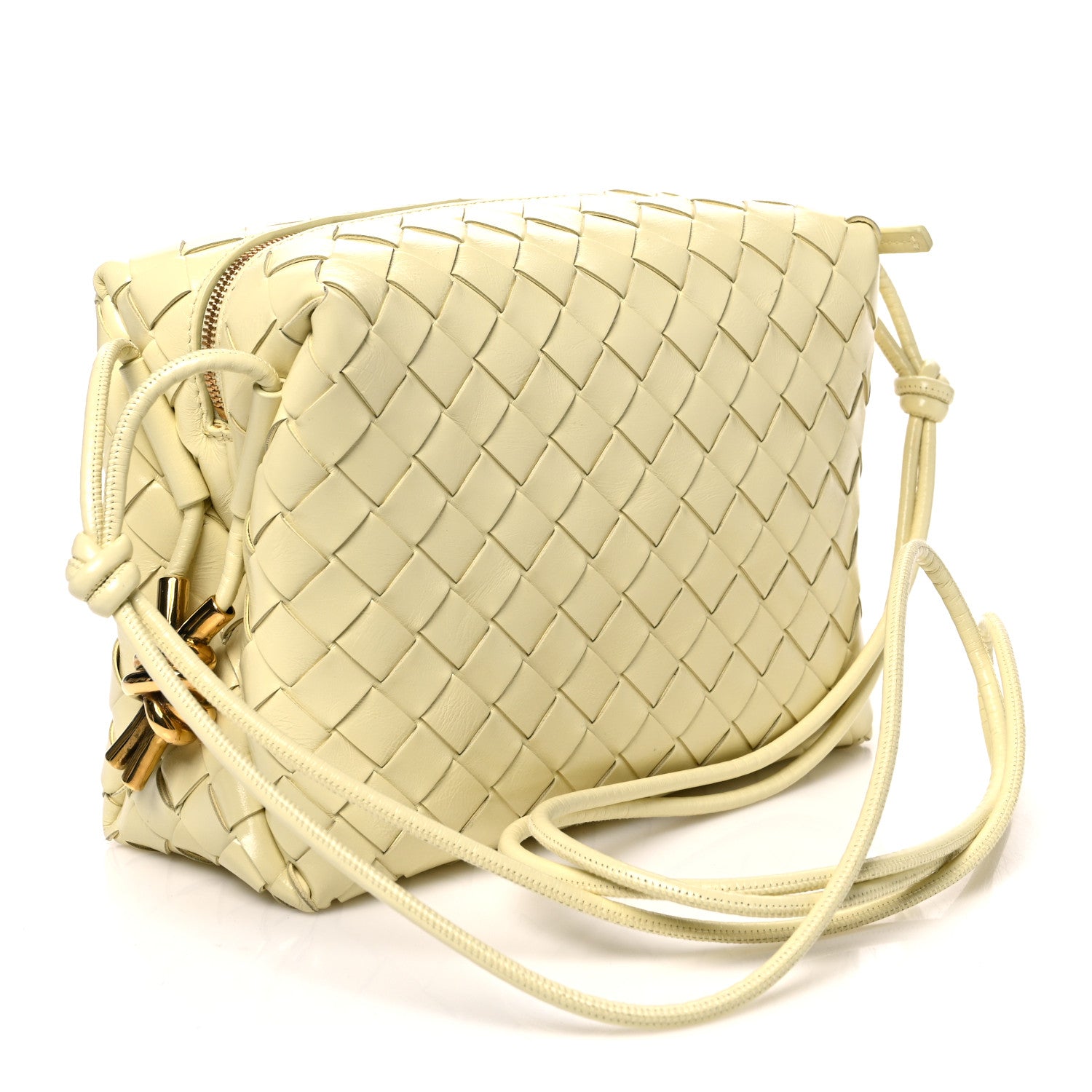 Bottega Veneta Nappa Intrecciato Small Loop Camera Bag Ice Cream 3 of 9