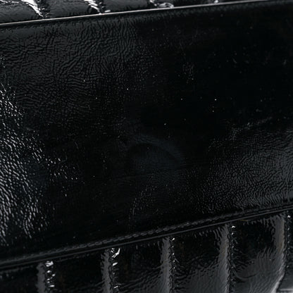 Saint Laurent Patent Y Quilted Monogram Medium Loulou Chain Satchel Black 17 of 17