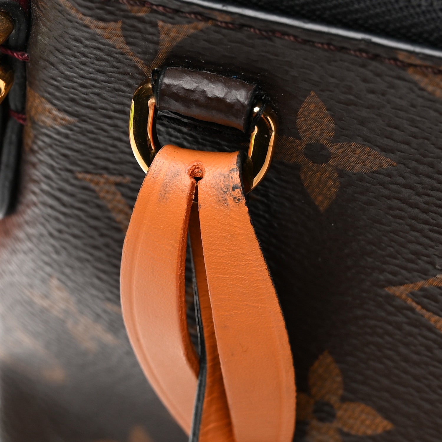 Louis Vuitton Monogram Beaubourg Hobo Mini Bordeaux Red Peach Safran Blue Jean Blue 11 of 11