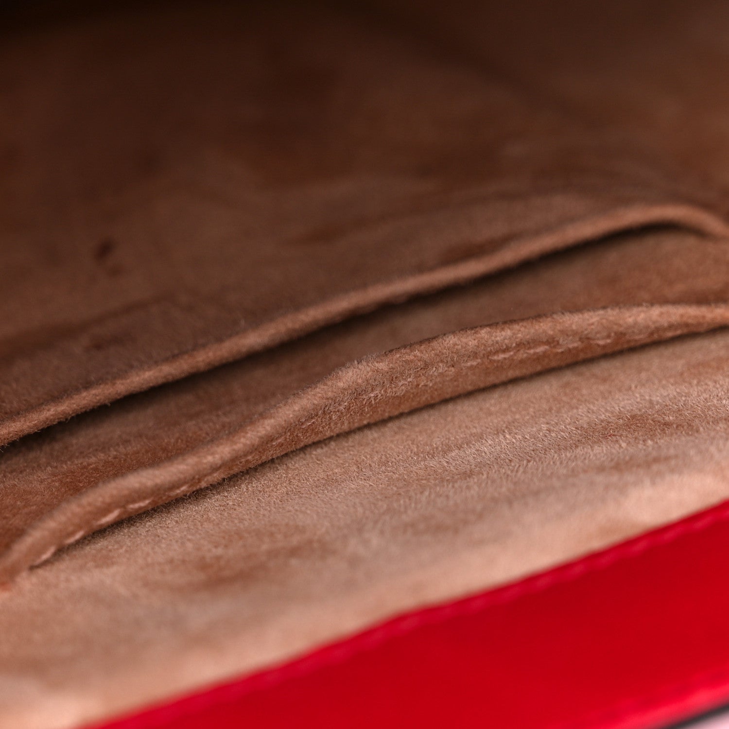 Gucci Calfskin Medium Sylvie Top Handle Bag Hibiscus Red 12 of 21