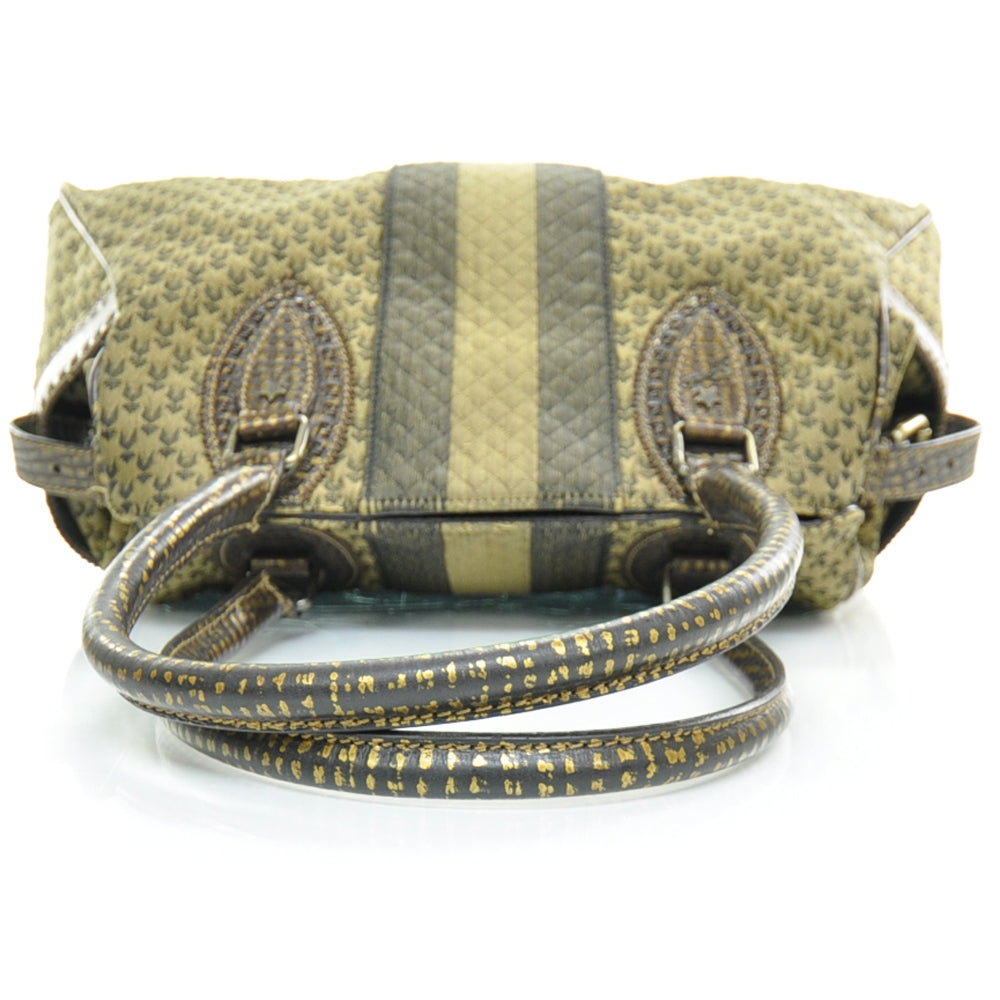 Fendi Canvas Stars Bag De Jour Olive 6 of 8