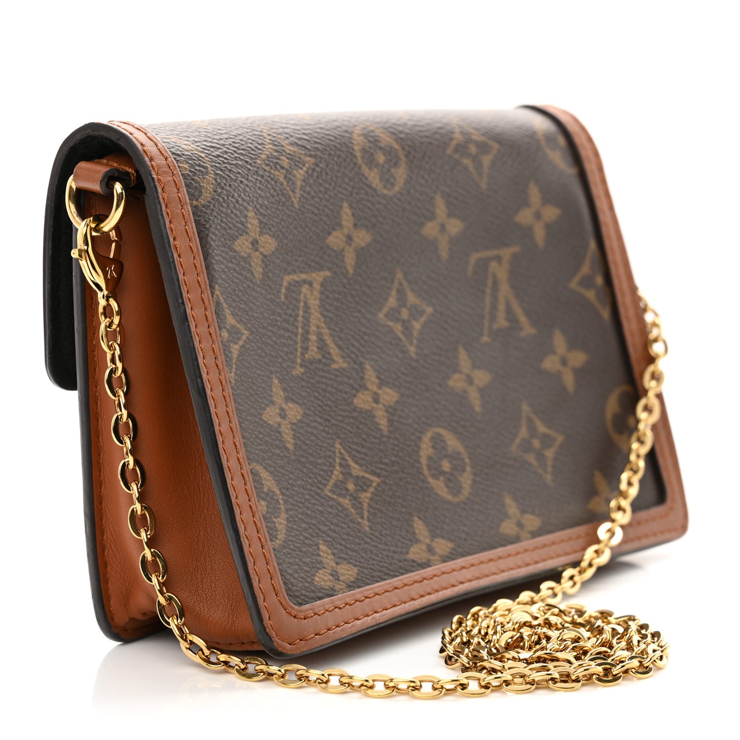 Reverse Monogram Dauphine Chain Wallet