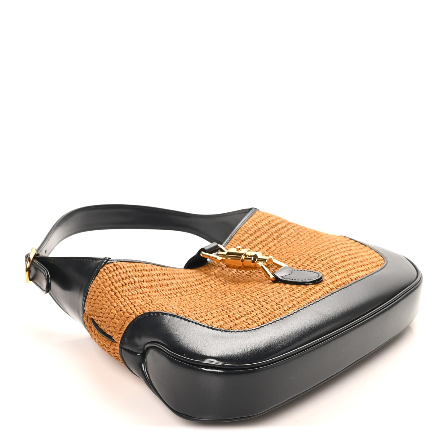 Straw Lux Boarded Dyana Lux Calfskin Small Jackie 1961 Hobo Natural Blue