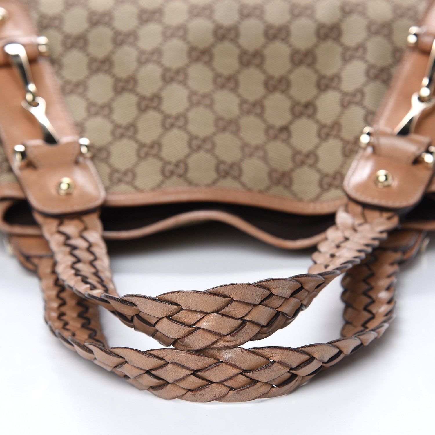 Gucci Monogram Medium Pelham Shoulder Bag Beige 13 of 17