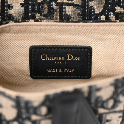 Christian Dior Oblique Mini Saddle Bag Blue 6 of 12