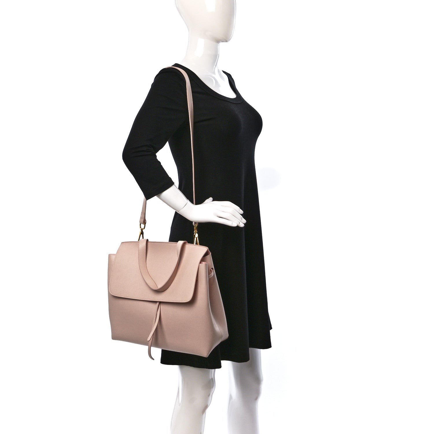 Mansur Gavriel Saffiano Lady Bag Rosa 3 of 10
