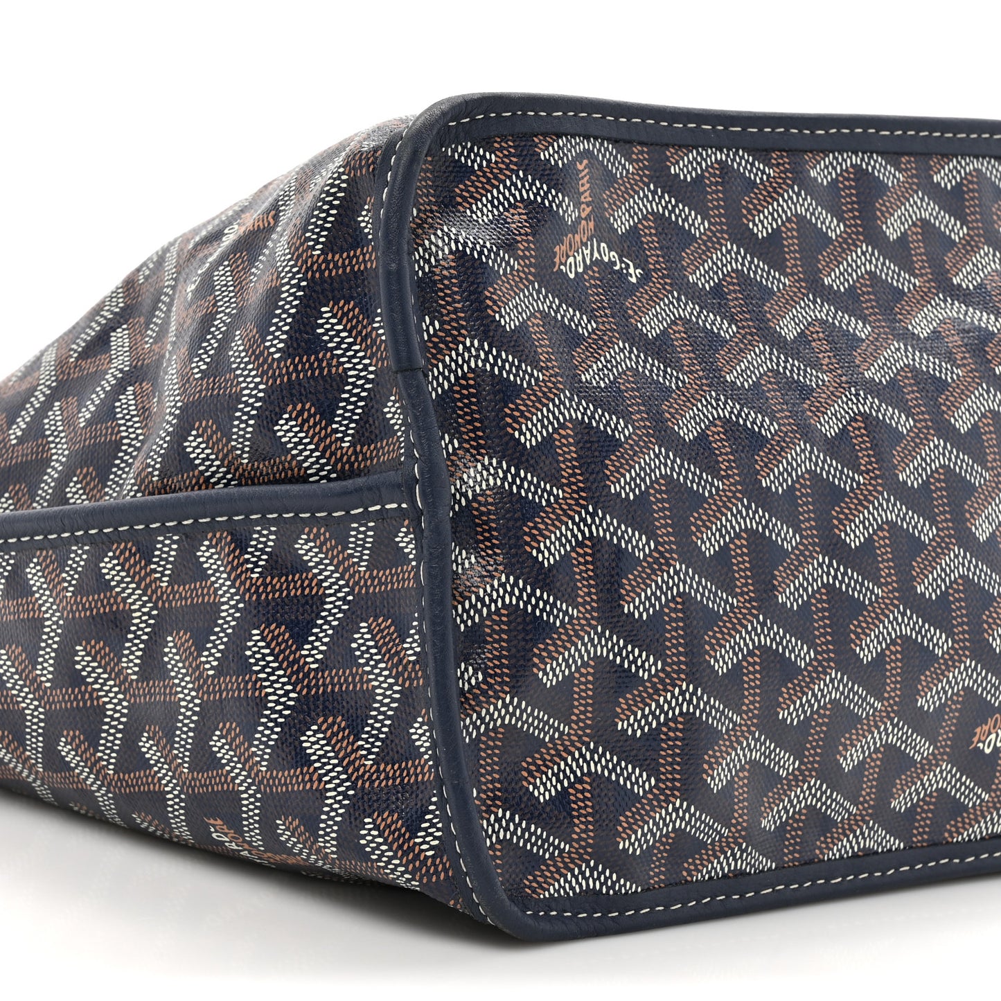 Goyardine Reversible Anjou PM Navy