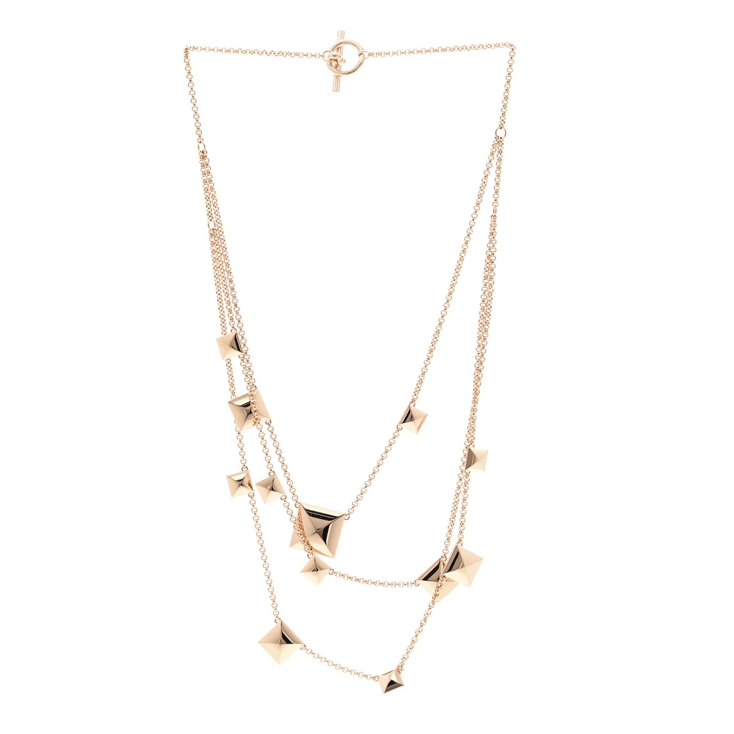 18K Rose Gold Clou d'H Necklace