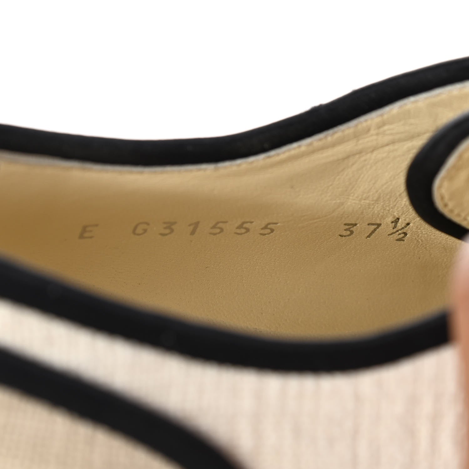 Chanel Raffia Lace Up Wedge Espadrilles 37.5 Beige 8 of 14