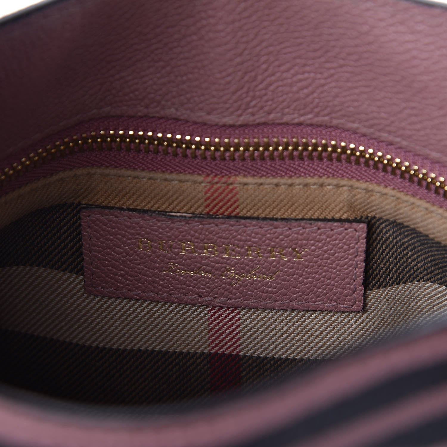 Burberry Soft Grain Calfskin Graphic Print Small Buckle Tote Dusty Pink 10 of 12