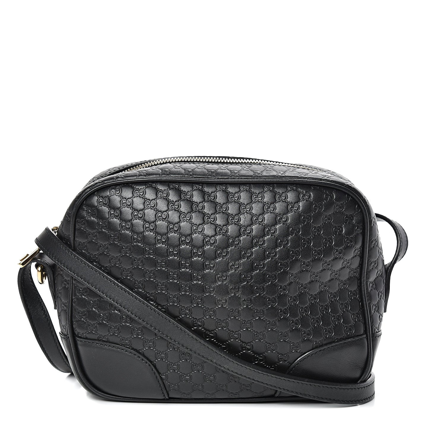 Microguccissima Mini Bree Messenger Bag Black