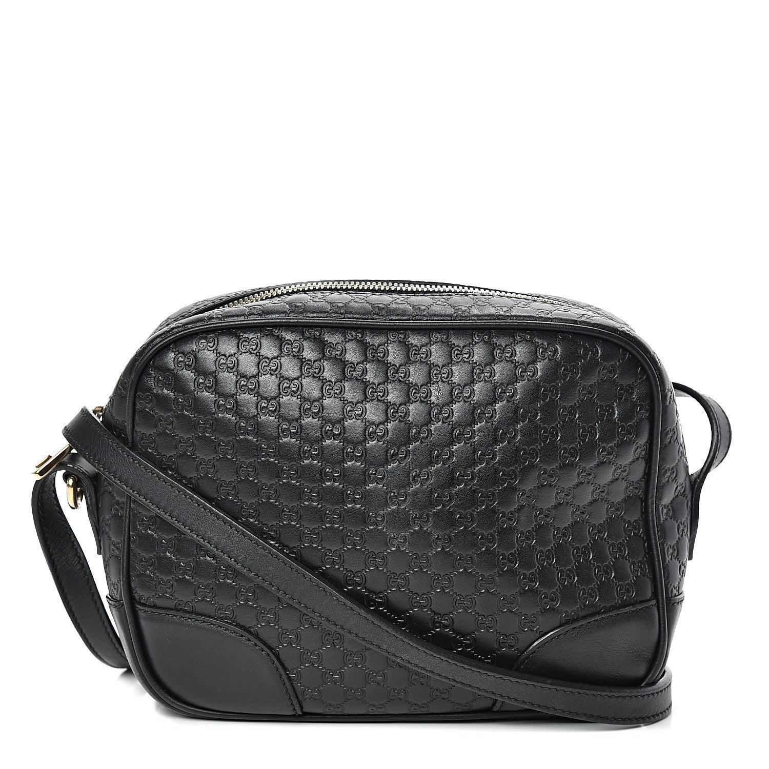 Gucci Microguccissima Mini Bree Messenger Bag Black 1 of 14
