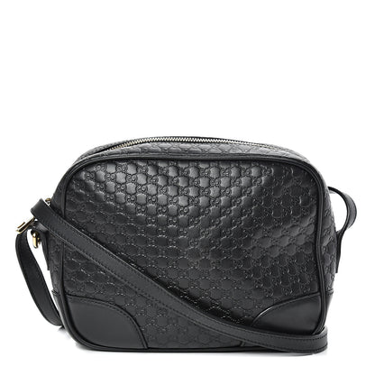 Gucci Microguccissima Mini Bree Messenger Bag Black 1 of 14
