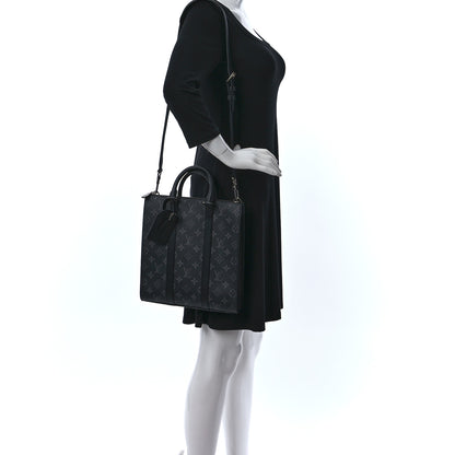 Louis Vuitton Monogram Eclipse Sac Plat Cross 3 of 8