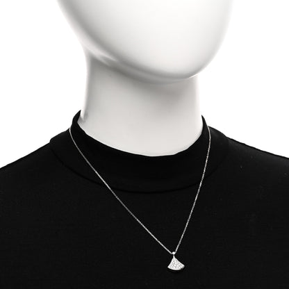 Bulgari 18K White Gold Diamond Divas' Dream Pave Necklace 2 of 4