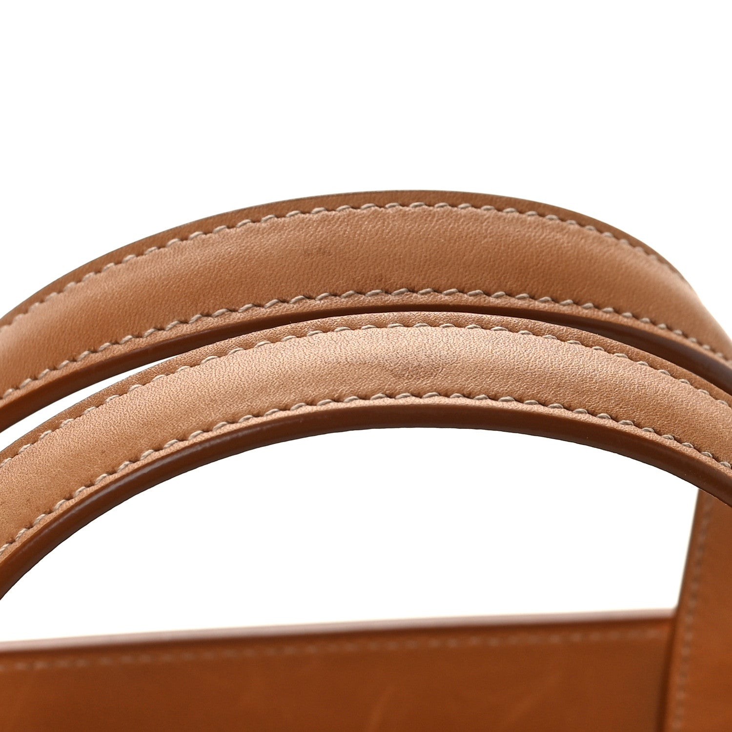 Saint Laurent Canvas Calfskin Medium Manhattan Shopper Tote Natural Brown 12 of 12
