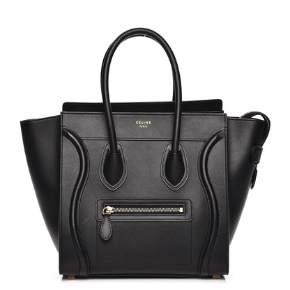 Celine Smooth Calfskin Micro Luggage Black 1 of 9