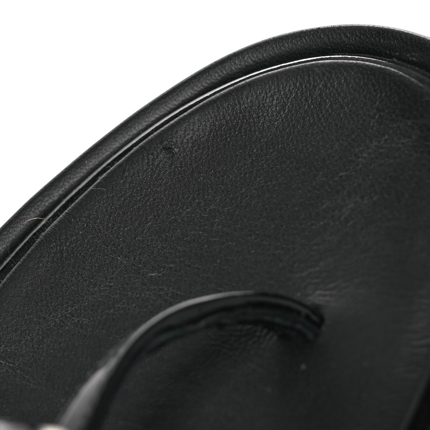 Chanel Patent Calfskin Camellia Thong Sandals 37 Black White 13 of 14