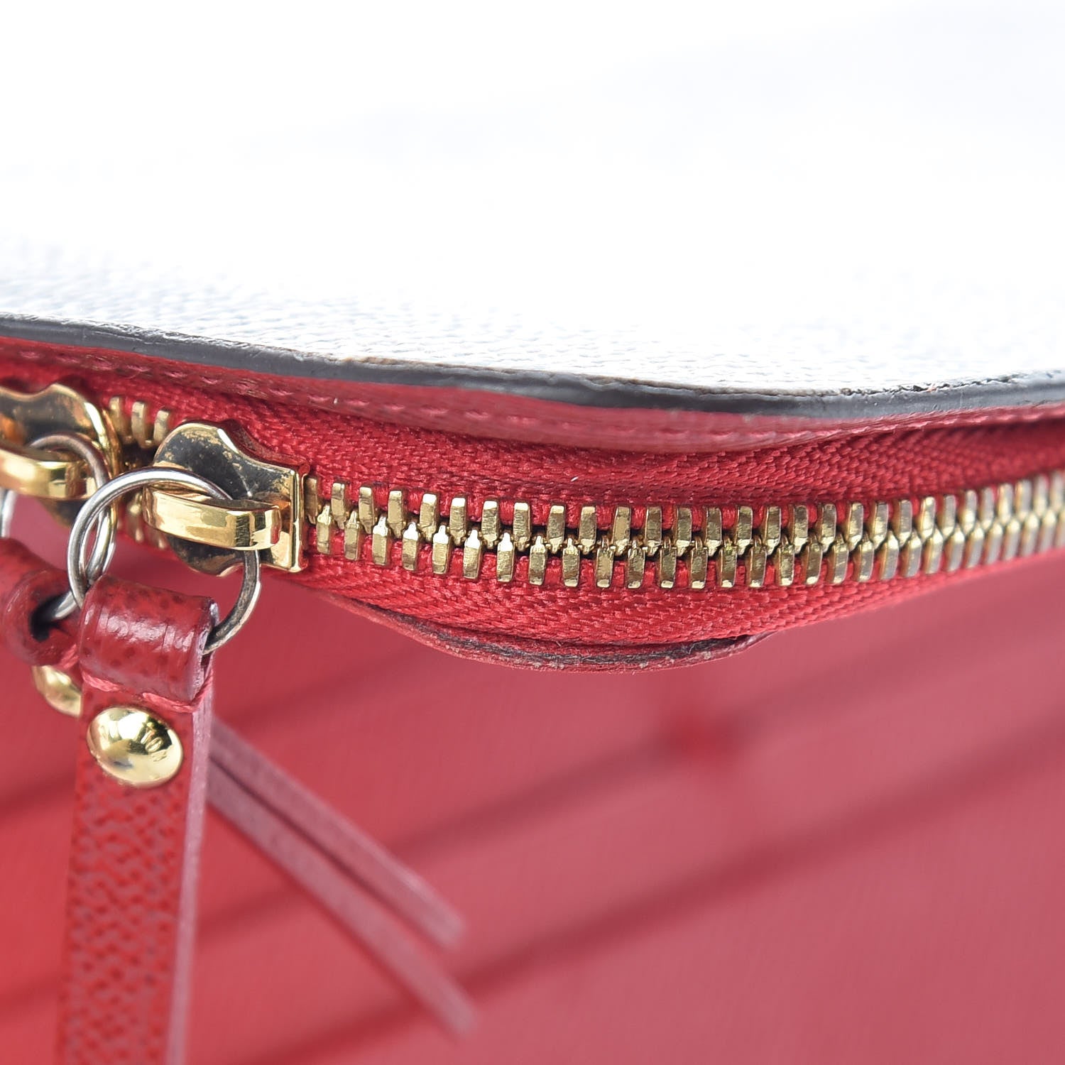 Louis Vuitton Damier Ebene Insolite Wallet Red 10 of 10