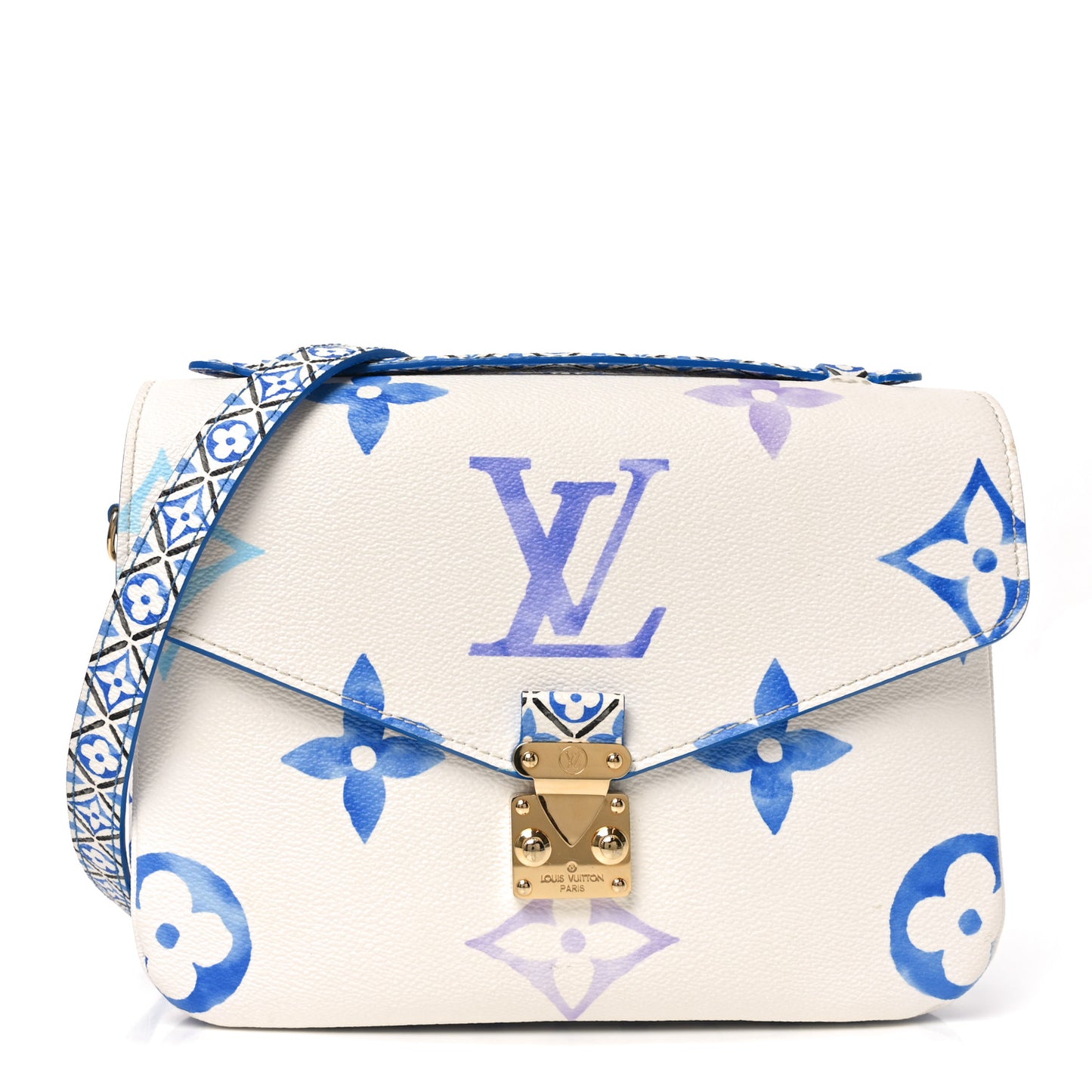 Monogram Giant By The Pool Pochette Metis MM Blue