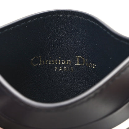Christian Dior Calfskin Vibe Card Holder Blue White 5 of 6