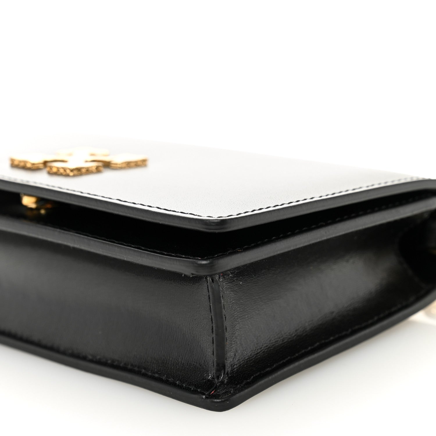 Off-White Calfskin Jitney 0.5 Shoulder Bag Black 9 of 9