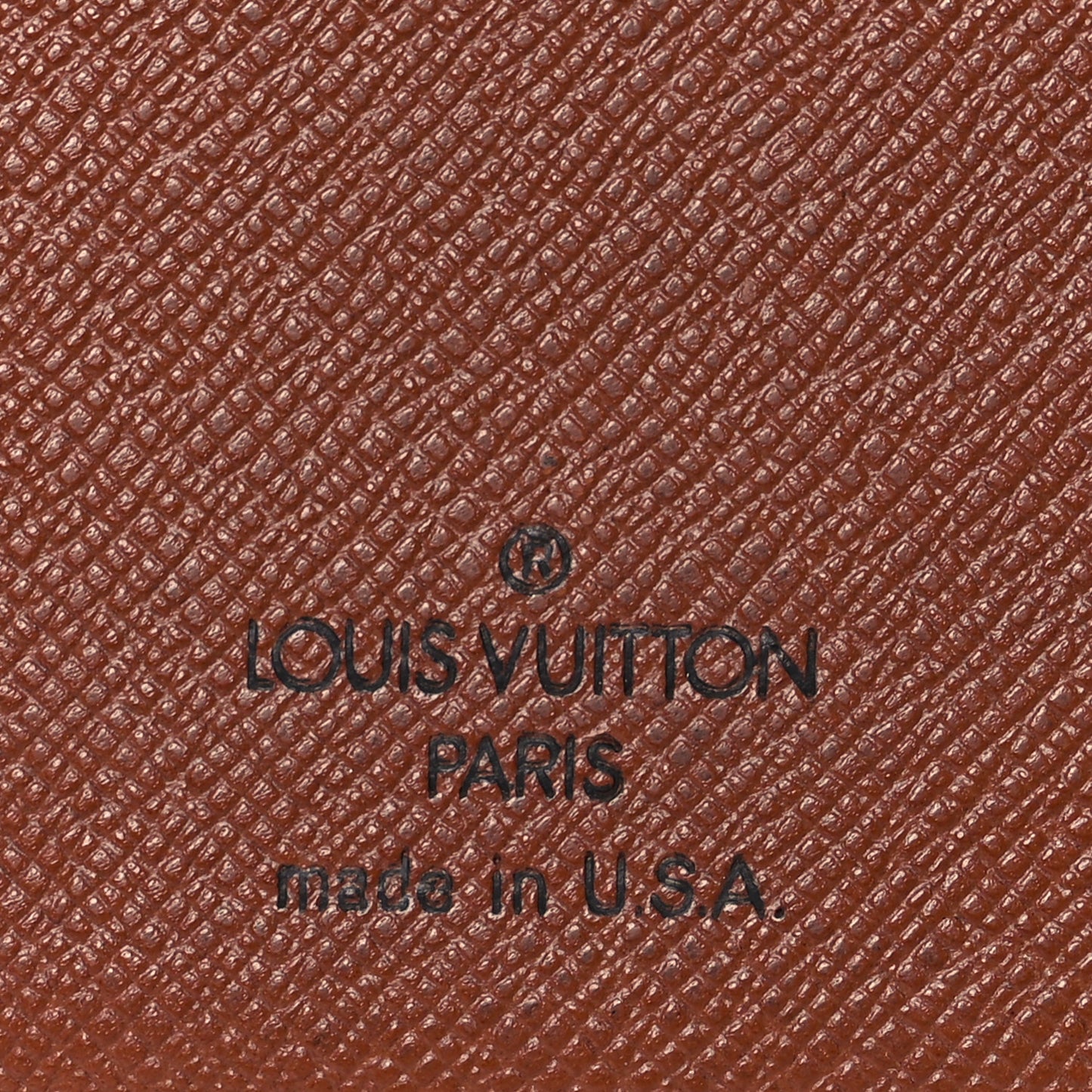 Monogram Checkbook Holder Wallet Cover