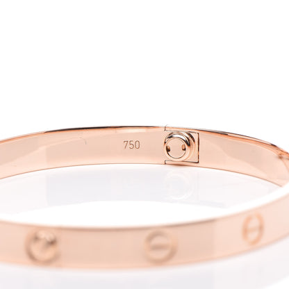 Cartier 18K Pink Gold LOVE Bracelet 18 5 of 5