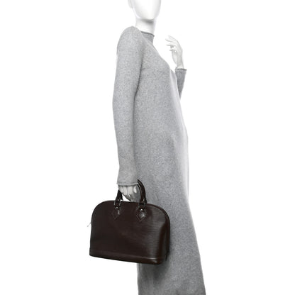Louis Vuitton Epi Alma PM Moka 2 of 11