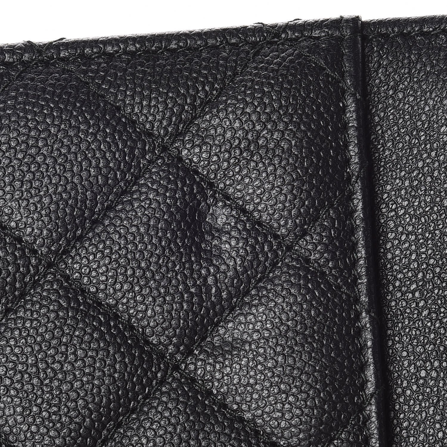 Chanel Caviar Quilted Boy Wallet On Chain WOC Black 11 of 13