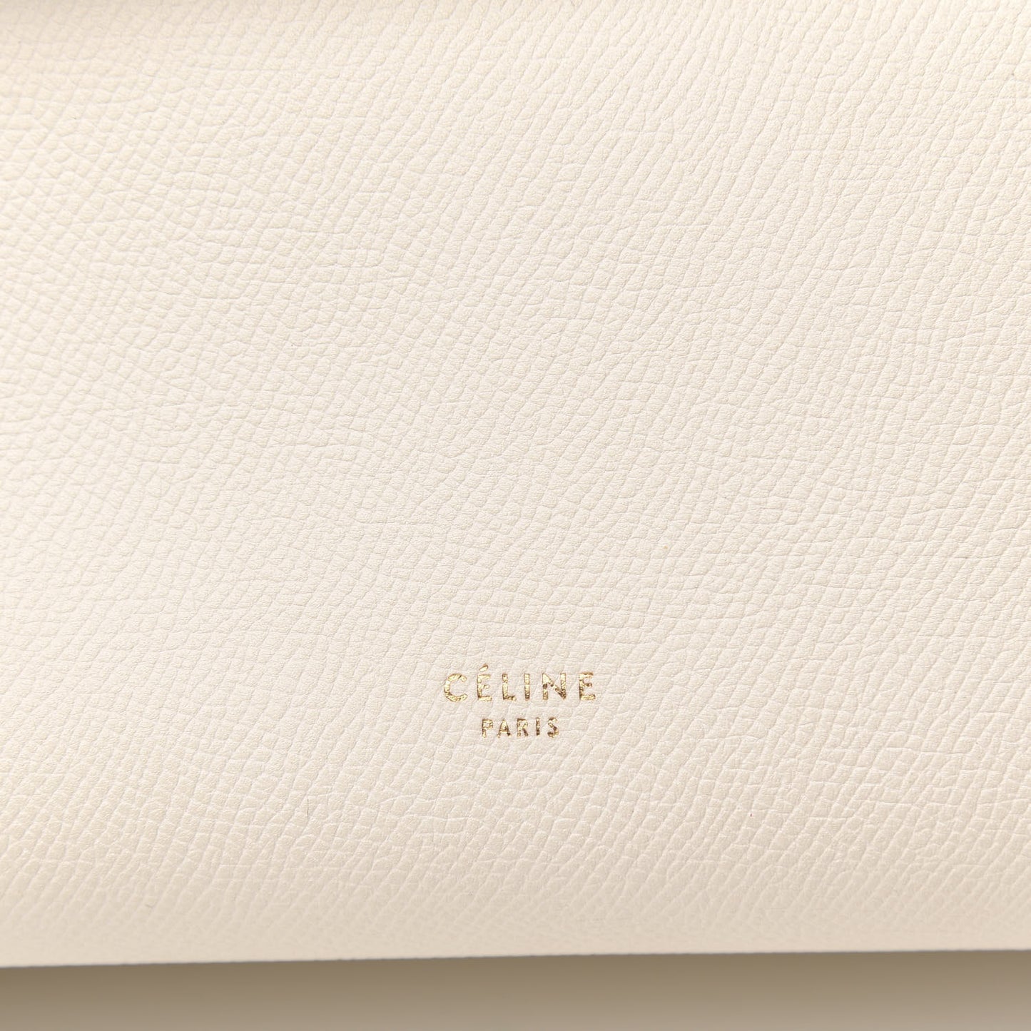 Grained Calfskin Micro Belt Bag White