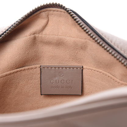 Gucci Calfskin Matelasse Mini GG Marmont Chain Shoulder Bag Porcelain Rose 9 of 11