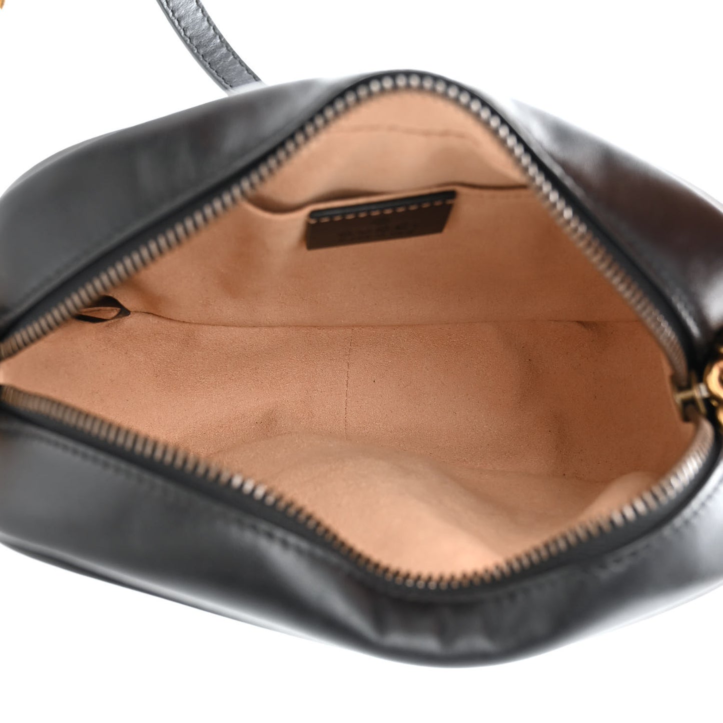 Calfskin Matelasse Mini GG Marmont Chain Shoulder Bag Black