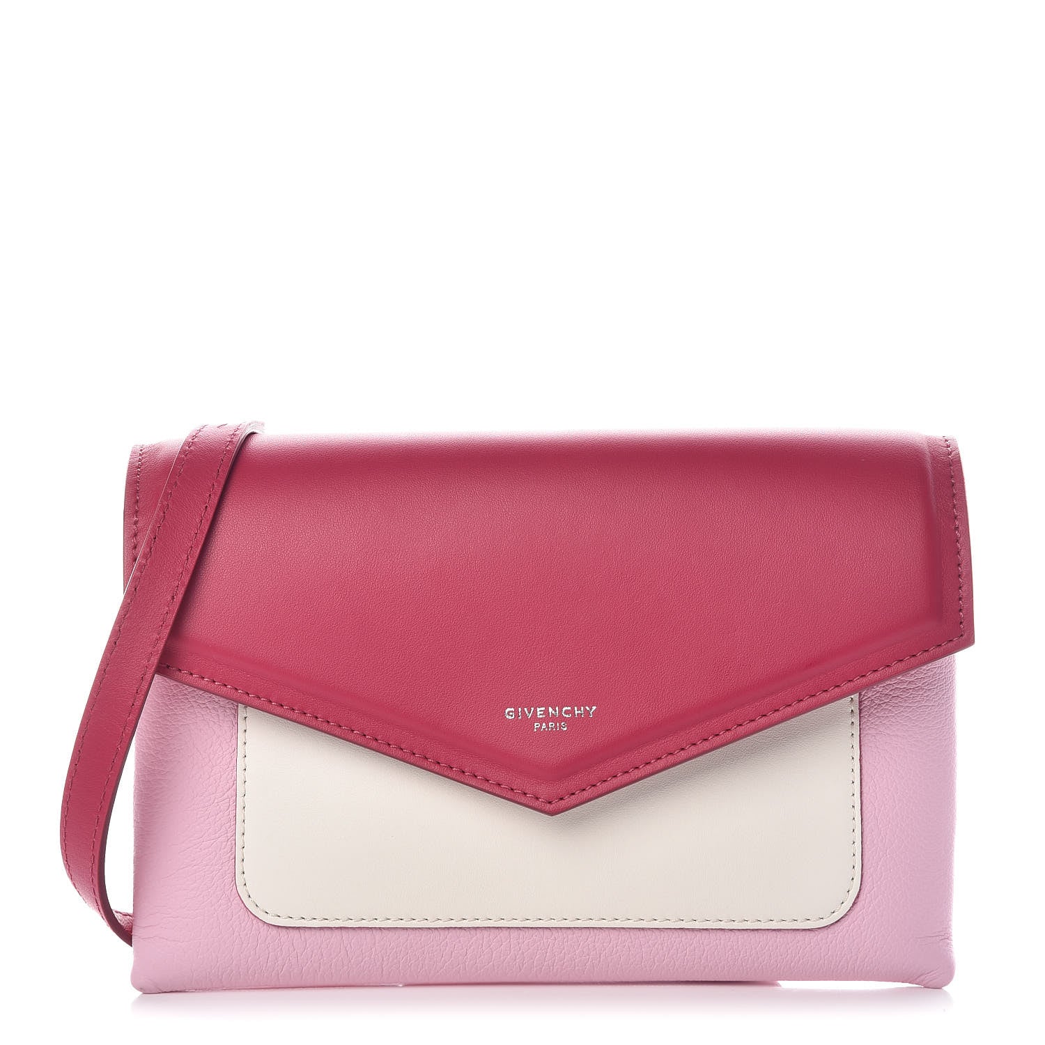 Givenchy Calfskin Duetto Crossbody Bag Bright Pink 1 of 14