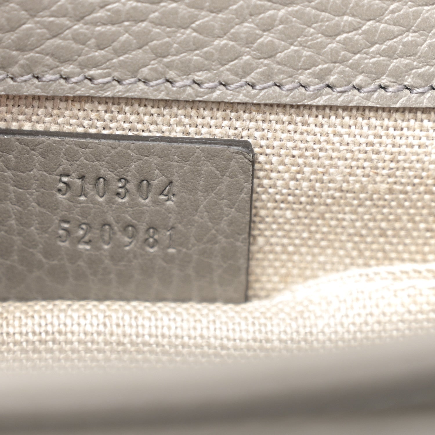 Gucci Dollar Calfskin Small Interlocking G Shoulder Bag Loess 17 of 28