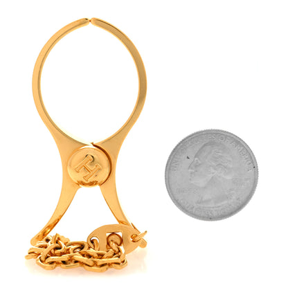Hermes Permabrass Filou Glove Clip Gold 2 of 5