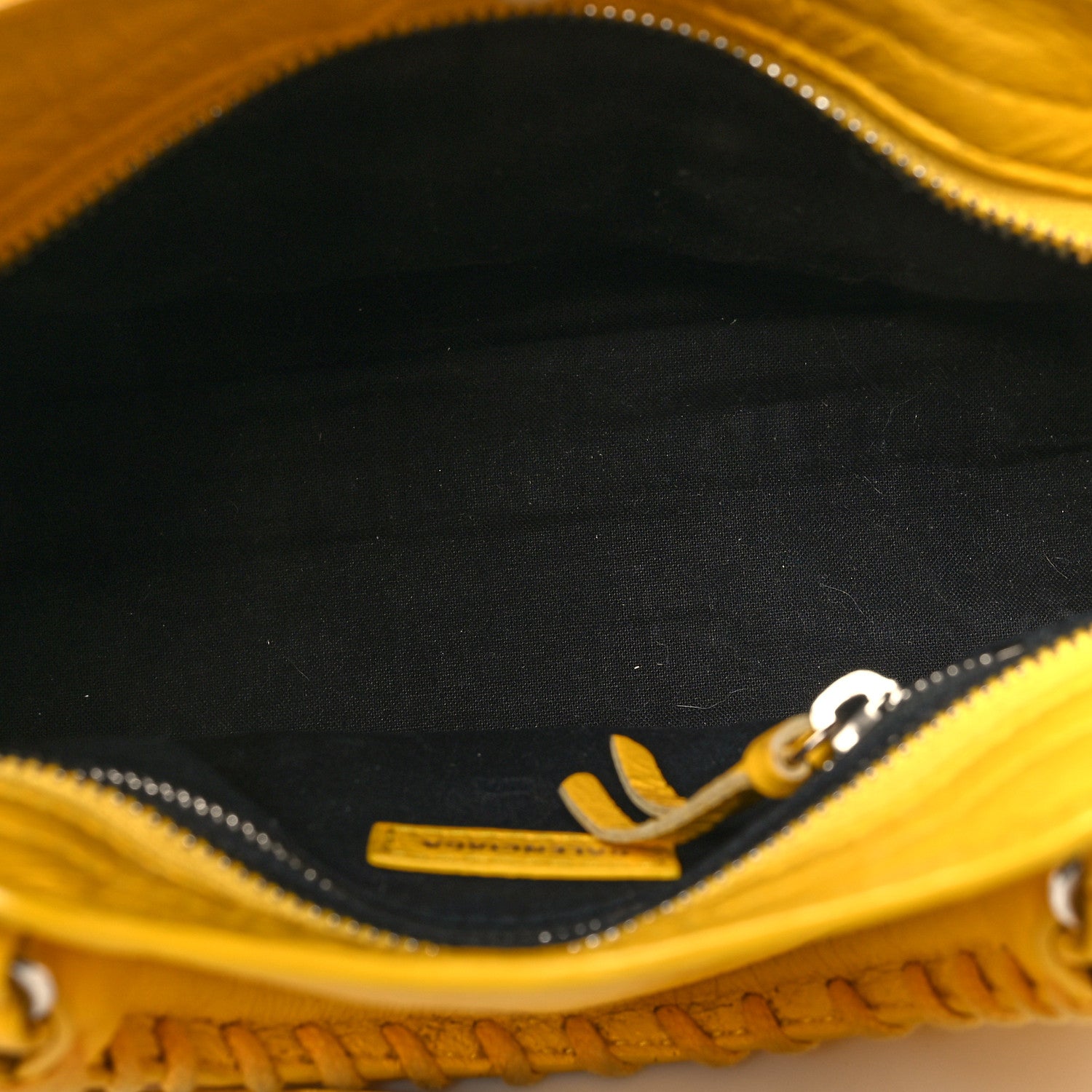 Balenciaga Agneau Classic Silver Hardware Mini City Yellow 5 of 16
