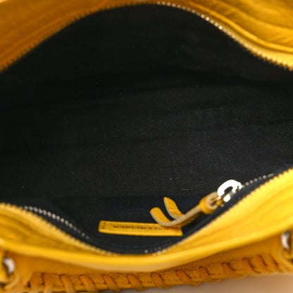 Balenciaga Agneau Classic Silver Hardware Mini City Yellow 5 of 16