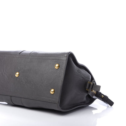 Saint Laurent Sheepskin Small Cabas ChYc Grey 7 of 11