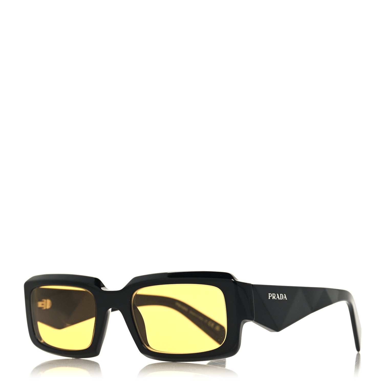 Prada Acetate Symbole Sunglasses SPR 27Z Black 1 of 7