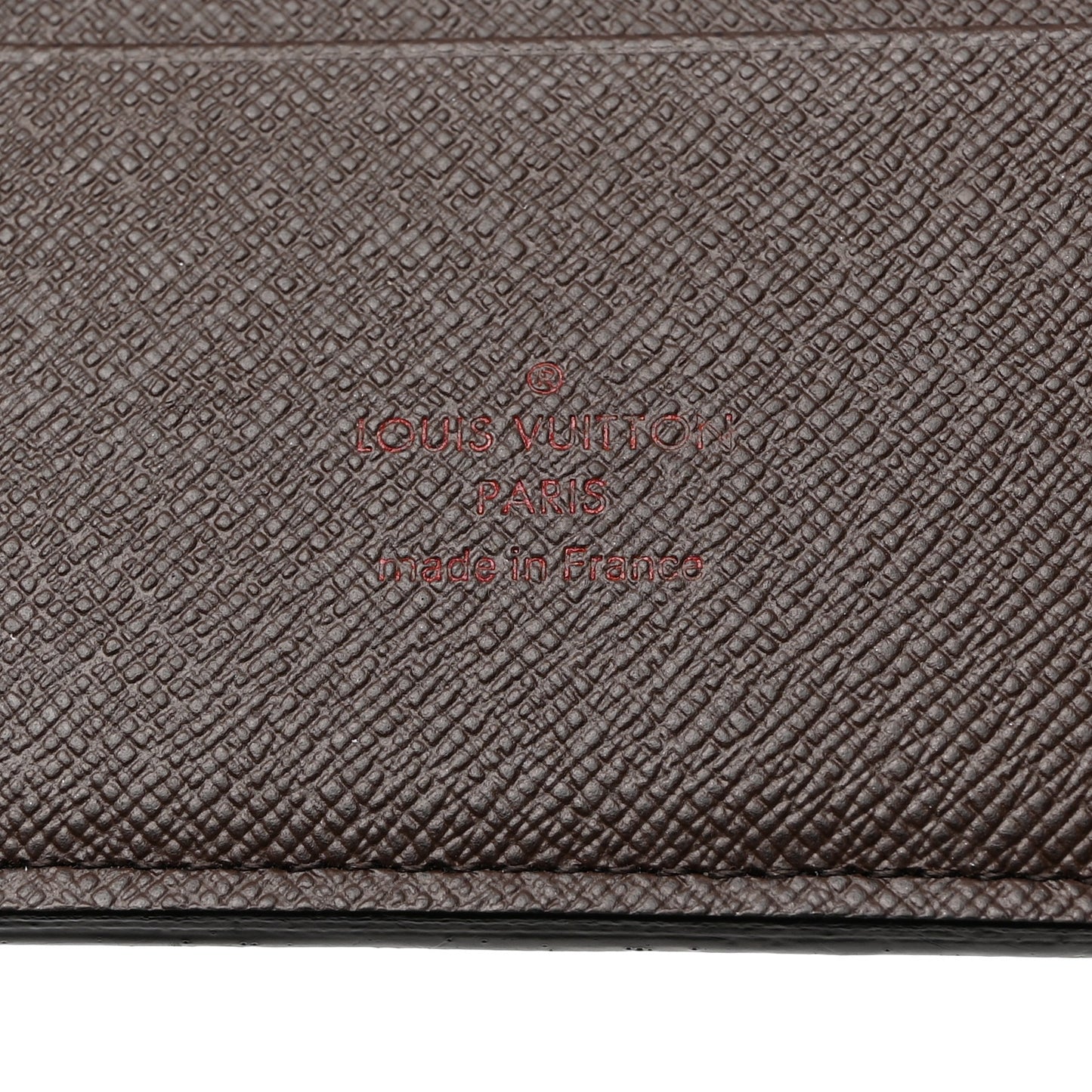Damier Ebene Large Ring Agenda Cover