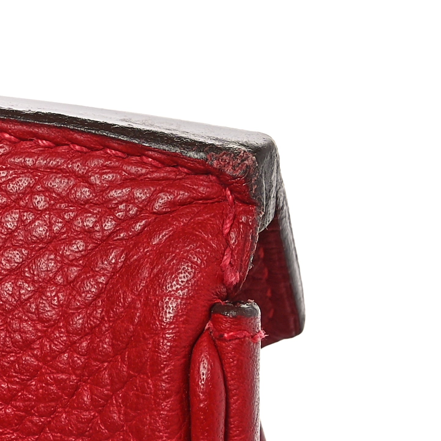 Taurillon Clemence Birkin 35 Rouge Vif