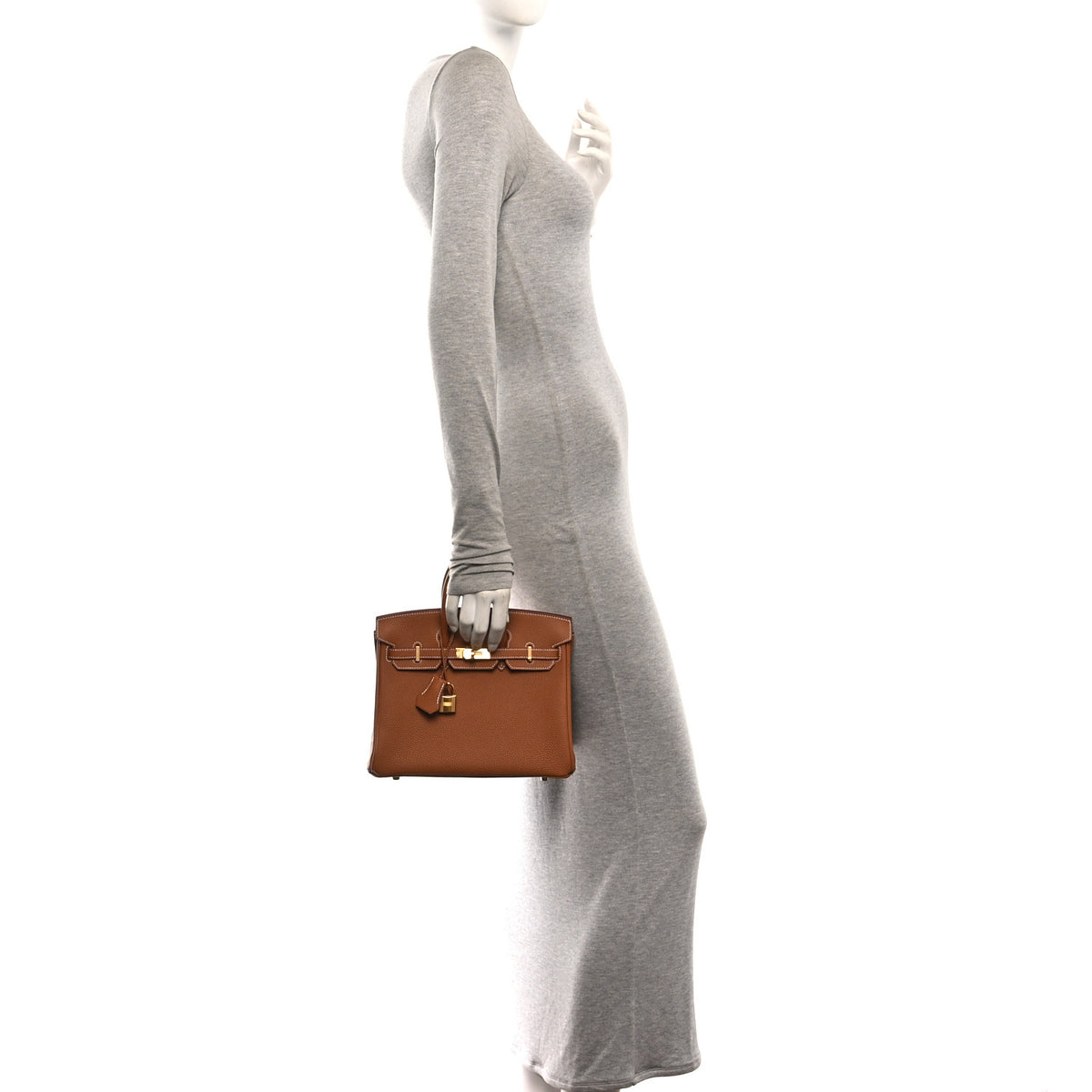 Hermes Togo Birkin 25 Gold 2 of 11